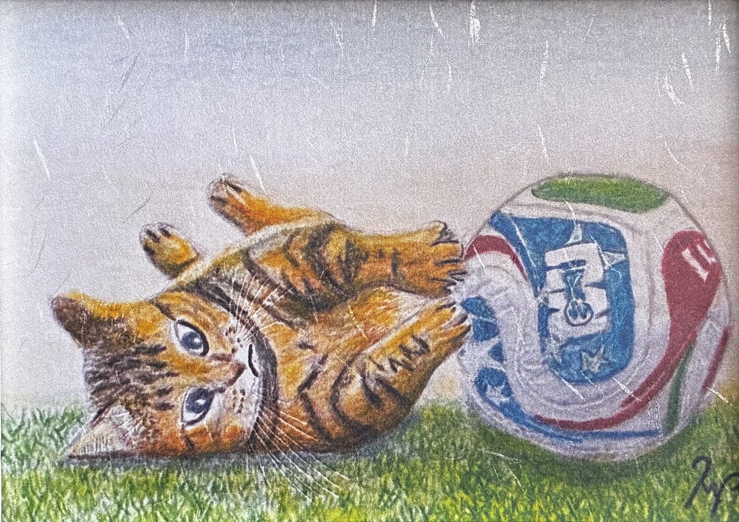 猫の絵「鈴木にゃいおん」