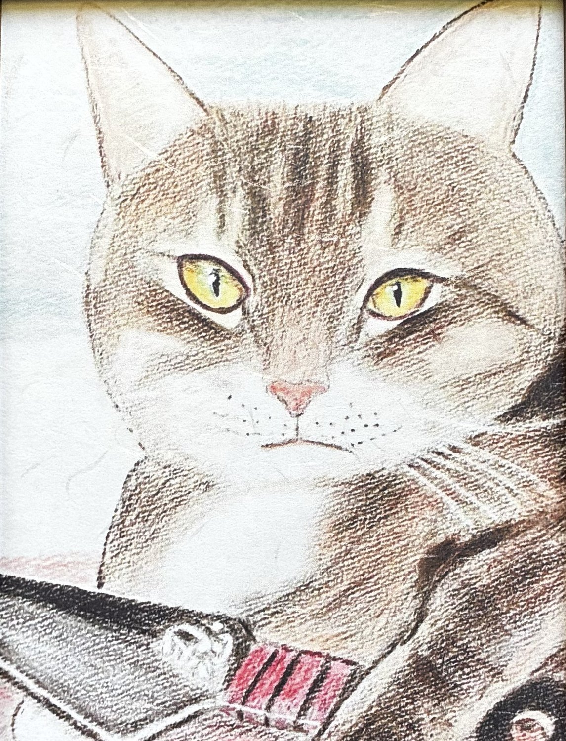 猫の絵「小福ちゃん」